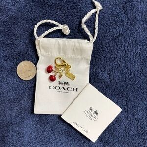 COACH Gold n Red Cherry Charm Keychain
NWT
Comes with dust bag
Small
CCX77